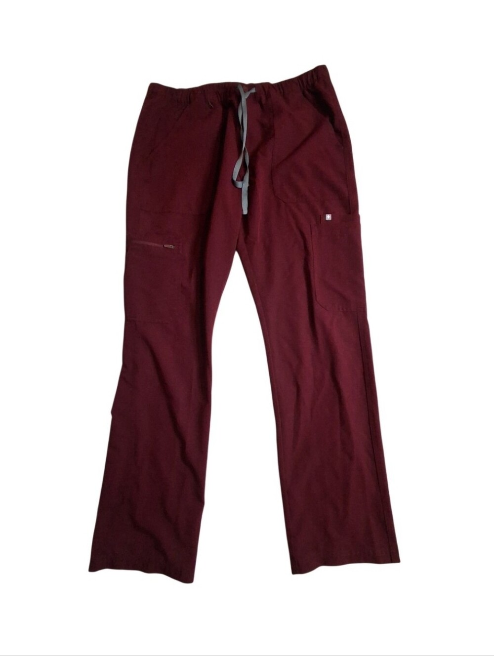 FIGS Cairo Cargo Scrub Pants Men's Size XL Burgundy
